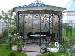 Беседка садовая из метала