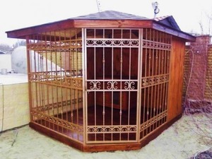 Вольер для собаки из металла