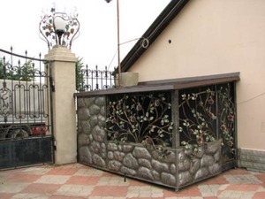Кованый вольер для собаки
