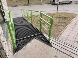 пандус для різних типів сходів