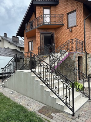 ковані вуличні перила